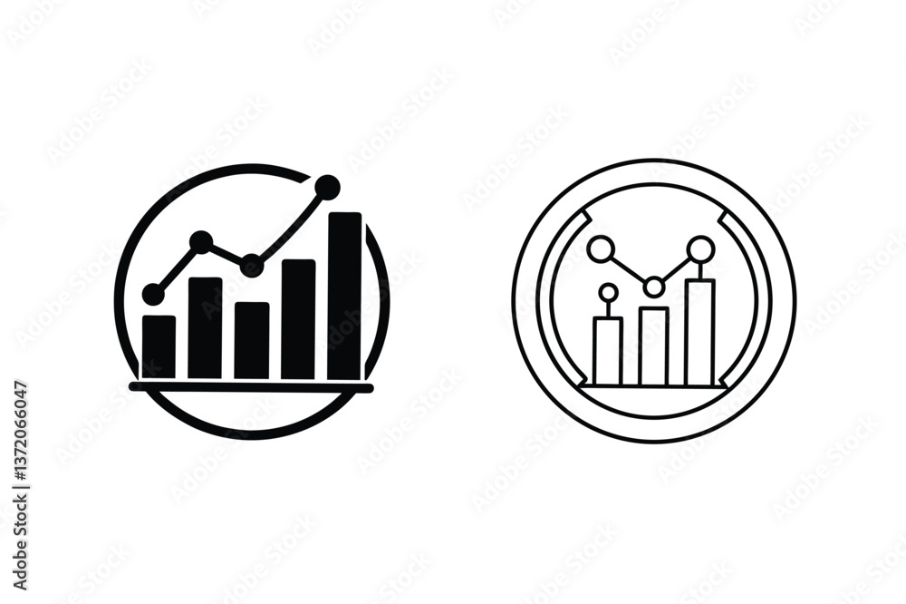 Data Analytics Growth Charts Business Progress, Financial Metrics, and Market Trends Data Analytics Growth Charts Business Progress, Financial Metrics, and Market Trends
