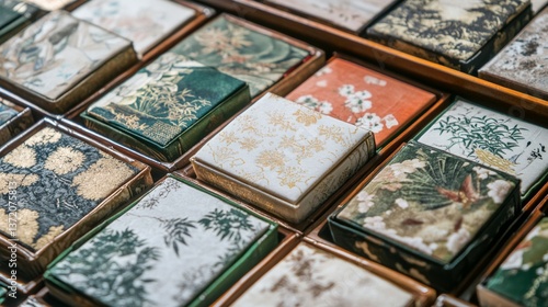 Yokan Historical Packaging with Traditional Designs and Colors