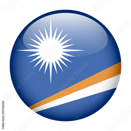 flag of Marshall Islands, button round glossy icon Free Download flag of Marshall Islands, button round glossy icon - GFXLoad
