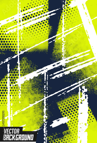abstract design for background of sublimation jersey using bright and modern navy green colors