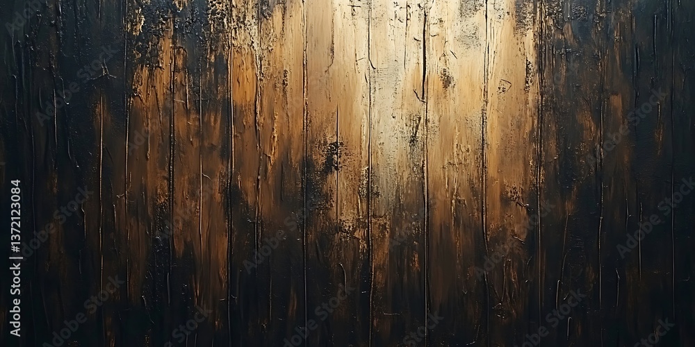 Obraz premium Distressed Wood Background with Rough Splintered Texture for Rustic Aesthetics, Vintage Designs, or Organic Textures