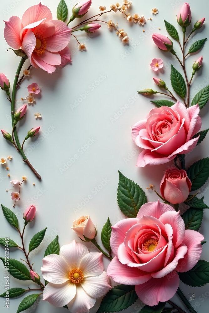 Fototapeta premium Elegant and delicate flower arrangements in a variety of styles and colors, colors, design, variety