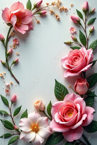 Wallpaper Mural Elegant and delicate flower arrangements in a variety of styles and colors, colors, design, variety Torontodigital.ca