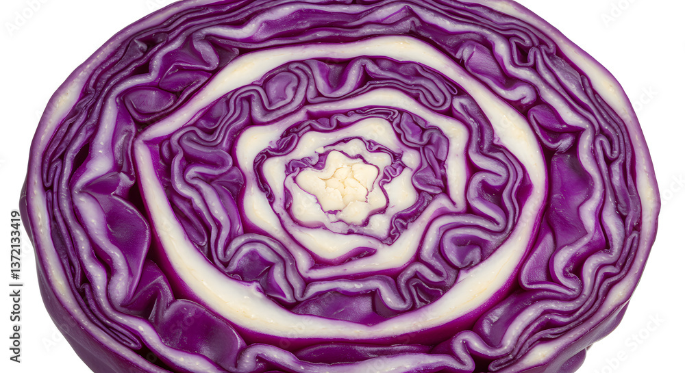 red cabbage isolated on white red cabbage isolated on white