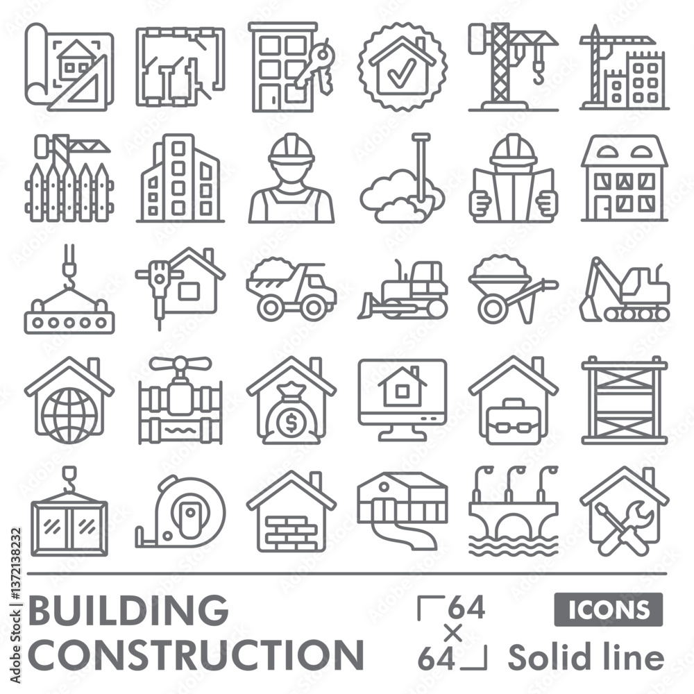 Building house symbols collection or sketches. construction theme icons in line style signs for web and app. Vector graphics isolated on white background. Building house symbols collection or sketches. construction theme icons in line style signs for web and app. Vector graphics isolated on white background.
