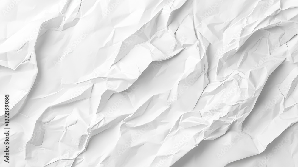 White paper texture background with crumpled effect, high resolution, featuring a clean and detailed white surface. illustration White paper texture background with crumpled effect, high resolution, featuring a clean and detailed white surface. illustration
