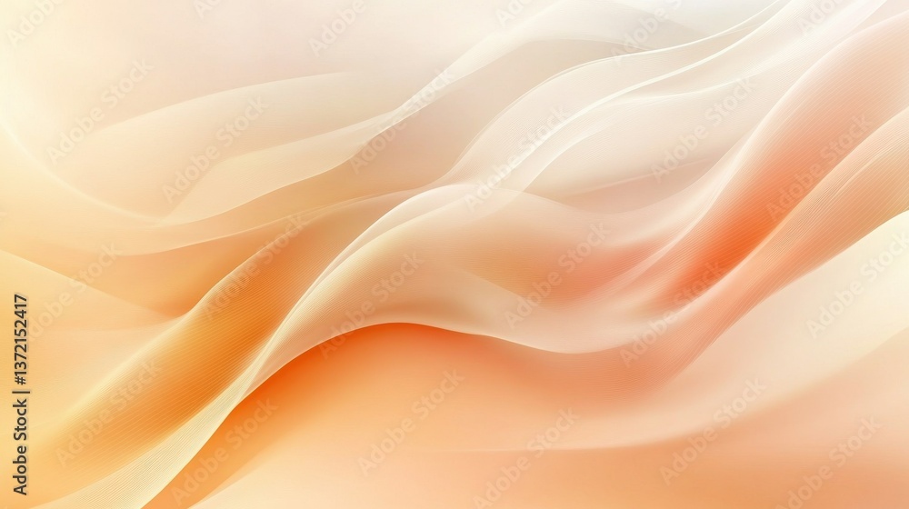 Beige to orange gradient background featuring a smooth, blurred design in a vector style. illustration Beige to orange gradient background featuring a smooth, blurred design in a vector style. illustration