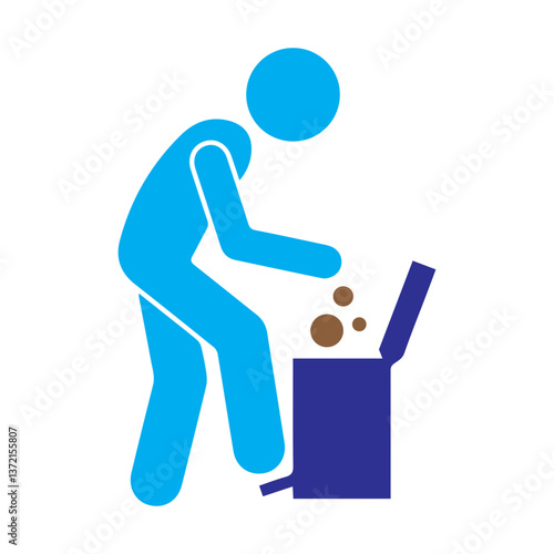 dispose colored icon