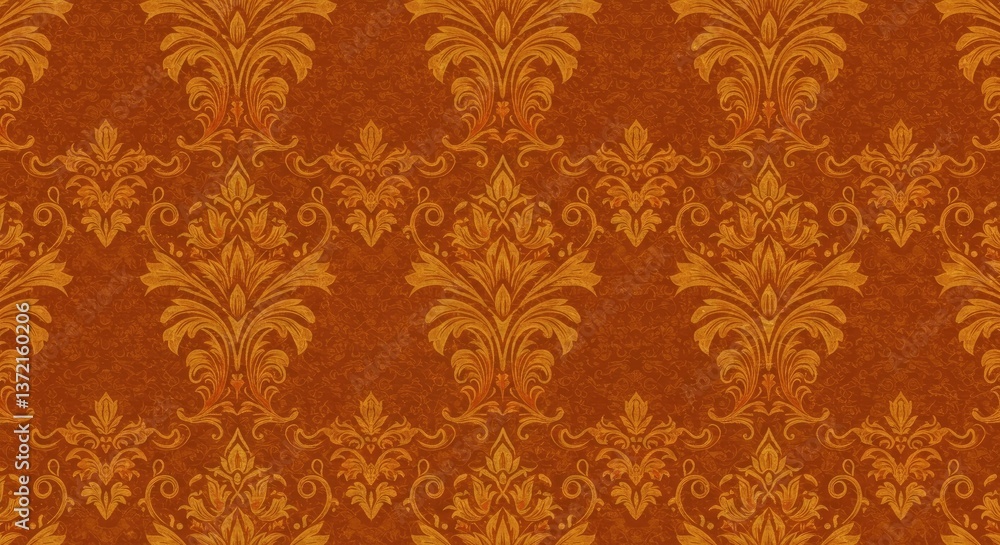 Elegant Damask: The warm, inviting surface of this elegant damask creates a welcoming ambiance, providing a backdrop for your visual narratives. This photorealistic image features seamless patterns. Elegant Damask: The warm, inviting surface of this elegant damask creates a welcoming ambiance, providing a backdrop for your visual narratives. This photorealistic image features seamless patterns.