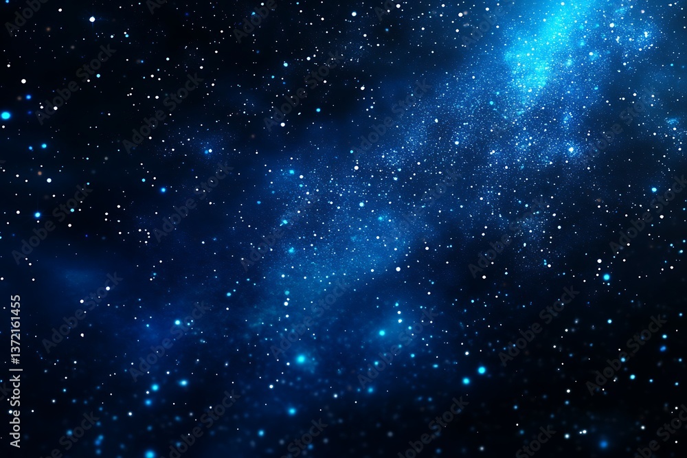 Fototapeta premium A Beautiful Representation of the Vast Universe Filled With Stars