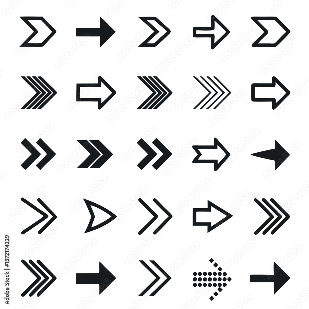 A collection-of-black-arrow-icons A collection-of-black-arrow-icons