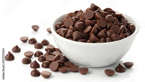 choco chips in a bowl