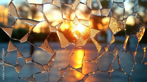 Sunlight Through Broken Glass