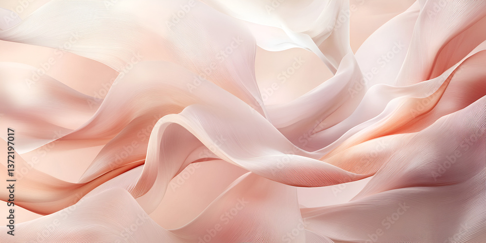 Soft Flowing Pastel Silk Fabric with Elegant Folds
Soft Flowing Pastel Silk Fabric with Elegant Folds
