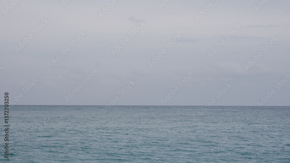 Fototapeta premium background of calm ocean near Seychelles in january