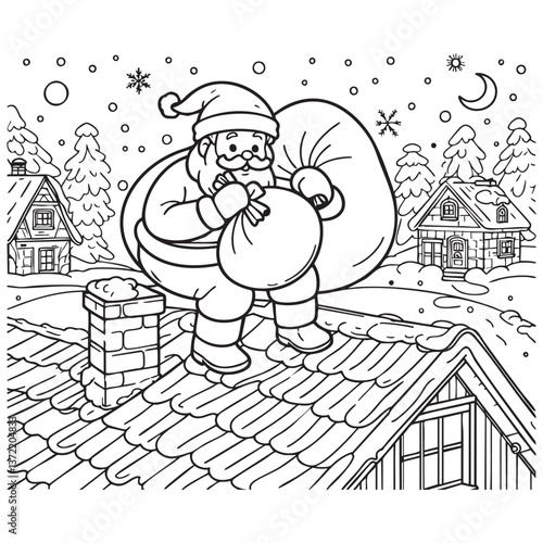 santa claus in the house