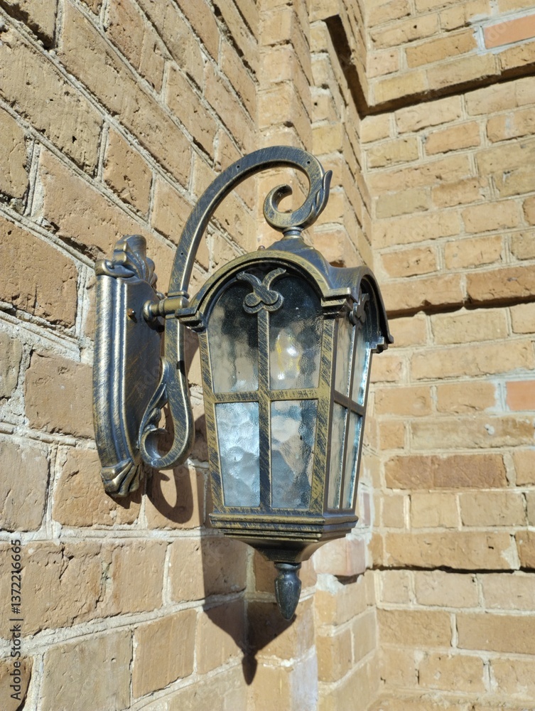 antique cast iron street lamp