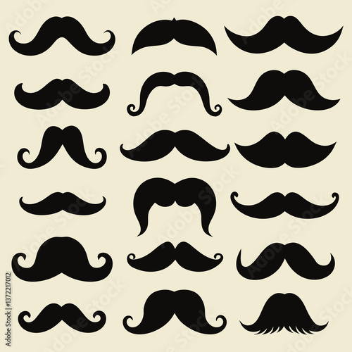 set of mustaches