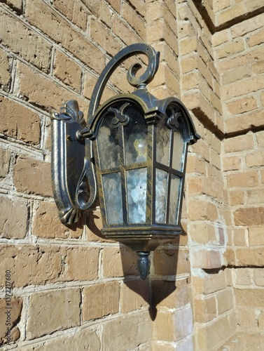 antique cast iron street lamp