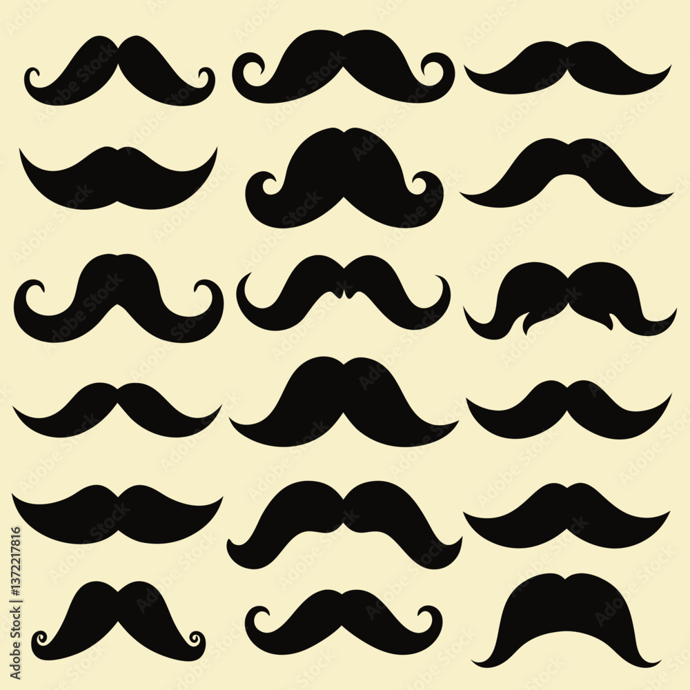 mustache seamless pattern mustache seamless pattern