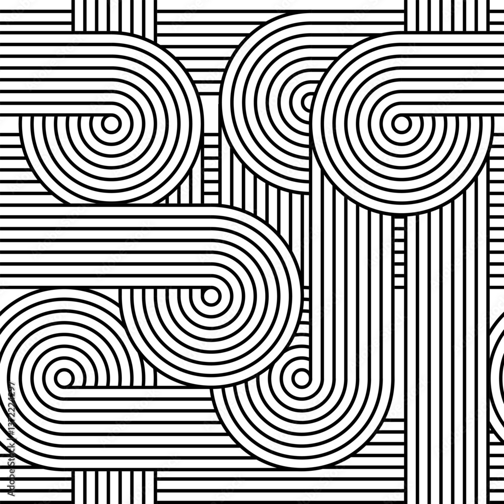 Black and white geometric pattern, textile design, background wallpaper, and graphic projects aesthetic. Black and white geometric pattern, textile design, background wallpaper, and graphic projects aesthetic.