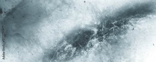 Abstract Blue Galaxy Scene with Misty Nebula, Dynamic Flow, and Ethereal Texture

