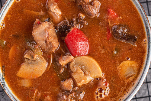 boeuf strogonow, jedzenie, posiłek, wieprzowina, wołowina, dania, przepyszny, obiad, zupa, lunch, delikatesowy
