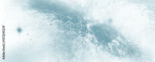 Contemporary Cosmic Composition with Fluid Nebula, Ethereal Swirl, and Soft Texture

