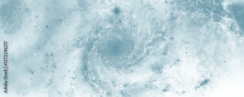 Captivating Galaxy Art with Misty Nebula, Enchanting Swirl, and Fluid Texture


