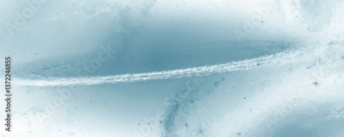 Abstract Blue Universe with Misty Nebula, Luminous Swirl, and Artistic Texture

