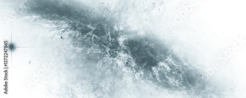 Enchanting Abstract Space with Misty Nebula, Fluid Motion, and Dreamlike Texture

