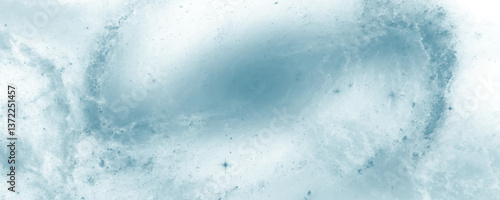 Dynamic Cosmic Landscape with Misty Nebula and Captivating Abstract Flow

