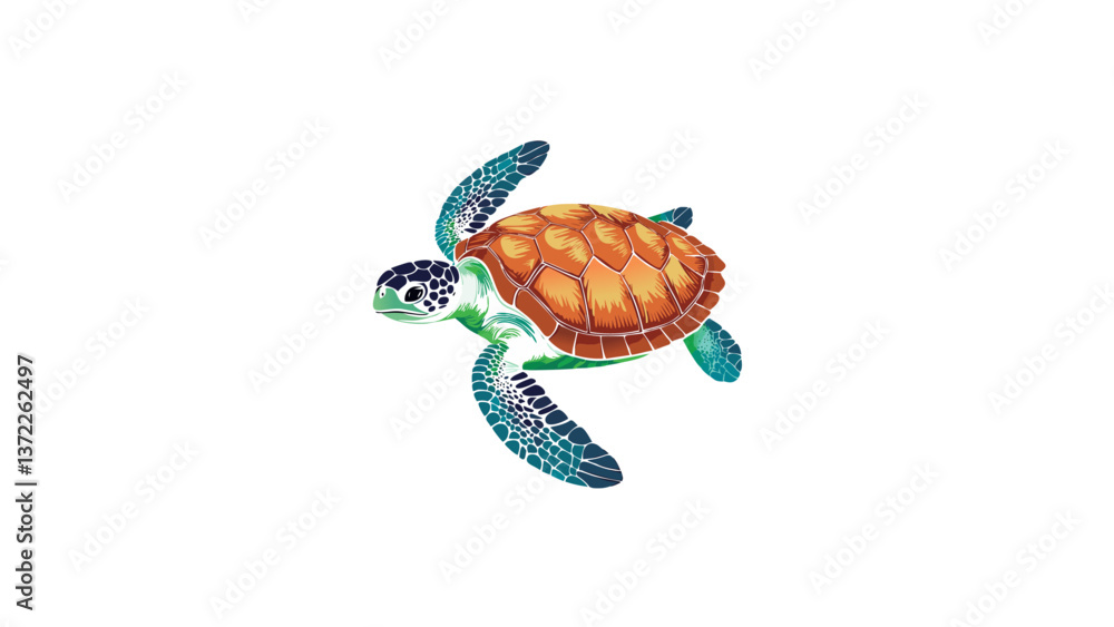 Obraz premium sea turtle