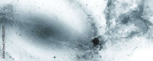 Dynamic Space Composition with Abstract Nebula and Gentle Whirl

