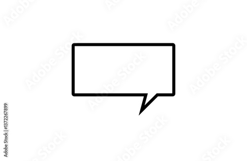 中が白地の吹き出しです。