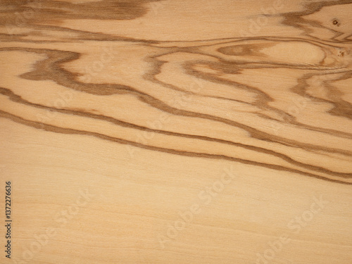 Obraz na płótnie Olive veneer wooden surface with unique wavy grain and natural swirls w salonie