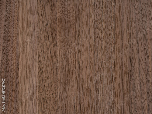 Obraz na płótnie Warm Canaletto walnut veneer with intricate wood patterns w salonie