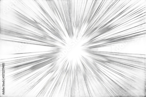 A bright white light emitting radiating beams on a black background creating a starburst effect
