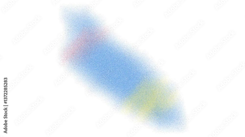 Aruba outline map animation with flag colors