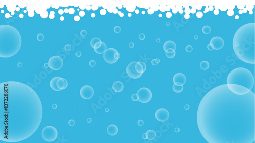 バブル　気泡　イラスト