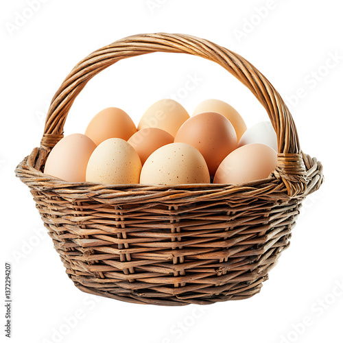 Wallpaper Mural eggs in a basket Torontodigital.ca