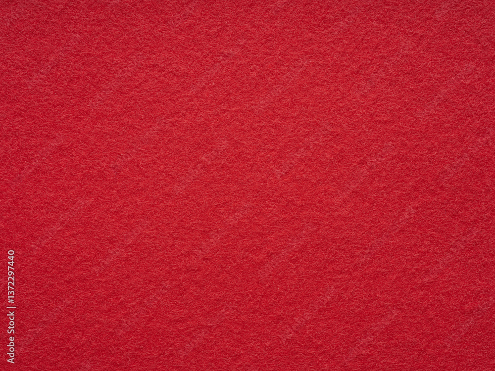 Rousing scarlet felt exudes a sense of energetic warmth, perfect for vibrant and dynamic design elements