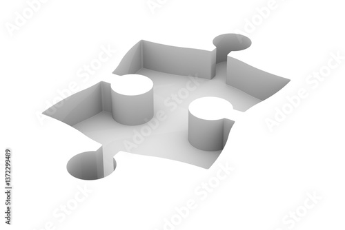 puzzle on white background....