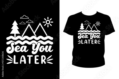 Sea you later - Art files for Cricut and Silhouette. You can edit them with Adobe Illustrator.