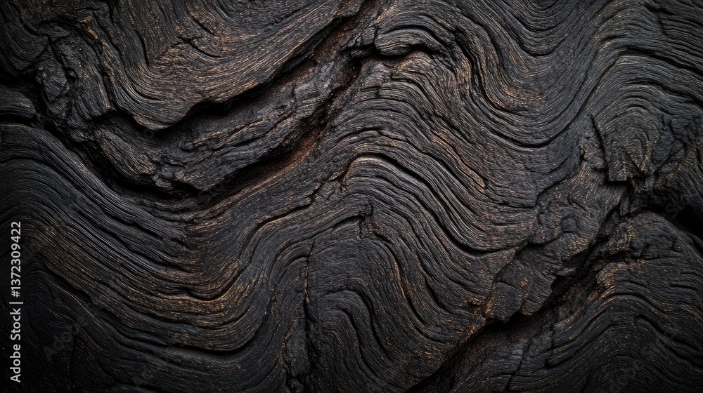 Textured Black Wood Grain with Flowing Patterns and Unique Lines in Natural Rustic Design for Home Decor Textured Black Wood Grain with Flowing Patterns and Unique Lines in Natural Rustic Design for Home Decor