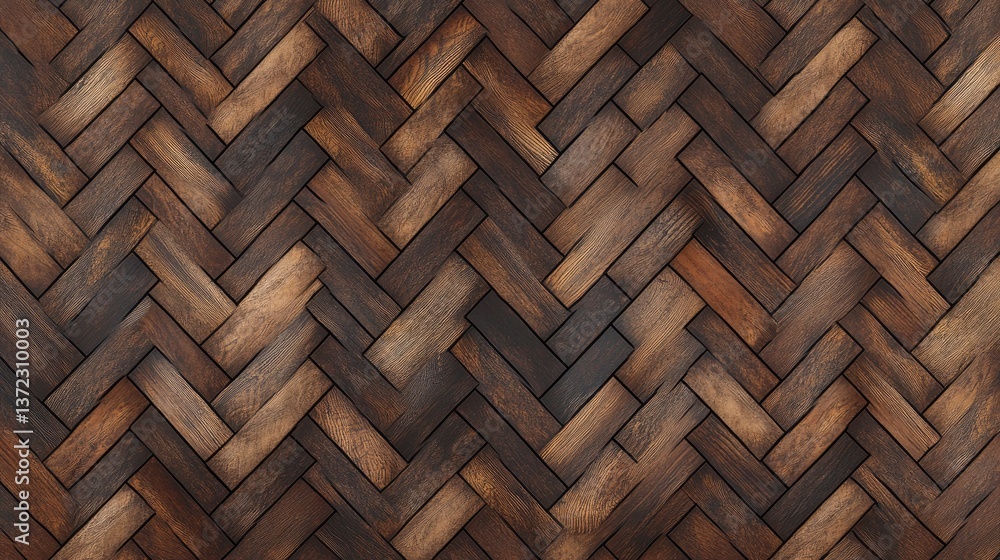 Dark Brown Herringbone Wooden Floor Texture with Rich Wood Grain and Unique Patterns for Interior Design Projects Dark Brown Herringbone Wooden Floor Texture with Rich Wood Grain and Unique Patterns for Interior Design Projects