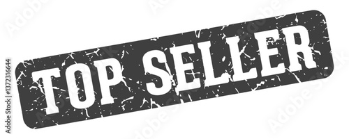 top seller rectangular sign. top seller stamp