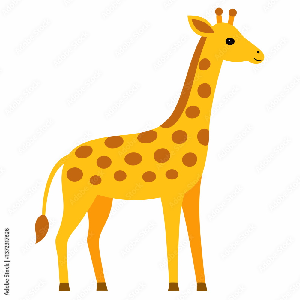 Fototapeta premium Giraffe vector illustration