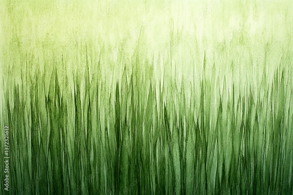 Obraz premium Abstract green watercolor background with grainy texture.
