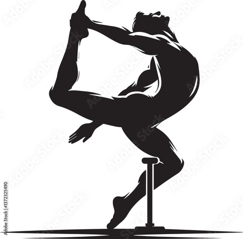 gymnast silhouette